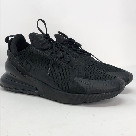 Nike Air Max 270 Triple Black AH8050-005 Men’s Running Sneakers - Size 11.5 - Picture 9 of 12